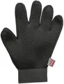 Pflegende Massagehandschuhe schwarz/blau 16 x 24 cm