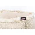 BOHO Bett mit hohem Rand, beige 50 x 50 cm