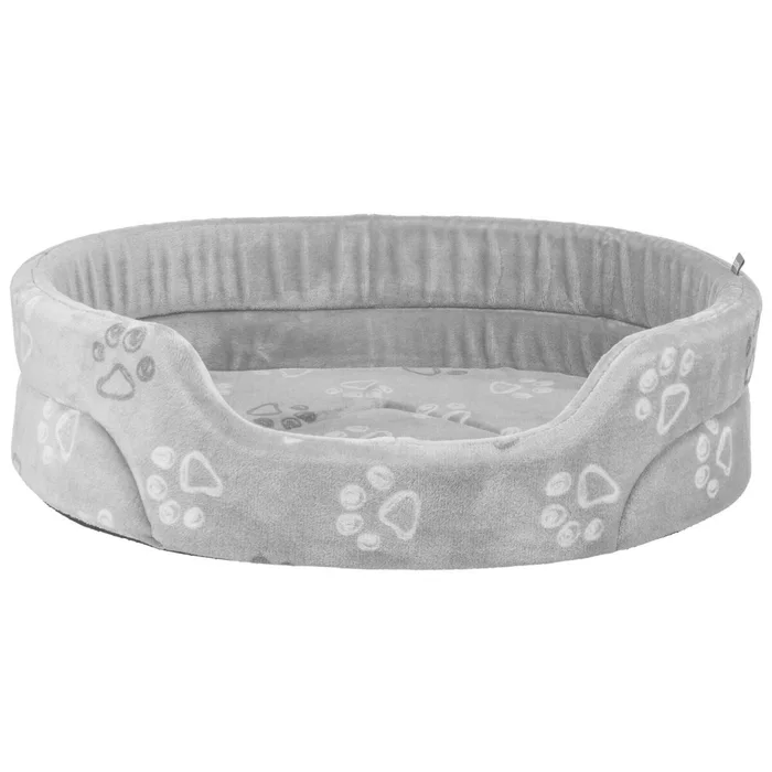 Hauptproduktbild Pelech JIMMY Soft oválný, měkký plyš, světlešedý s tlapkami45 x 35 cm