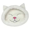 MIJOU Bett Katzenkopf weiß 48 x 37 cm