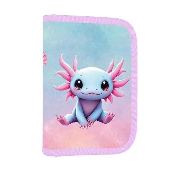 Hauptproduktbild Penál 1 p. 2 chlopně, prázdný Axolotl