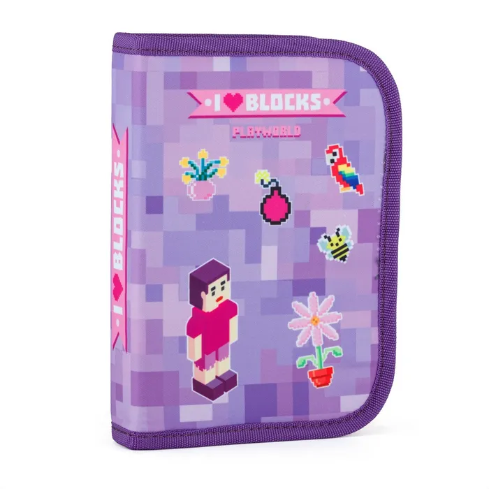 Hauptproduktbild Penál 1 p. 2 chlopně, prázdný Playworld Girl