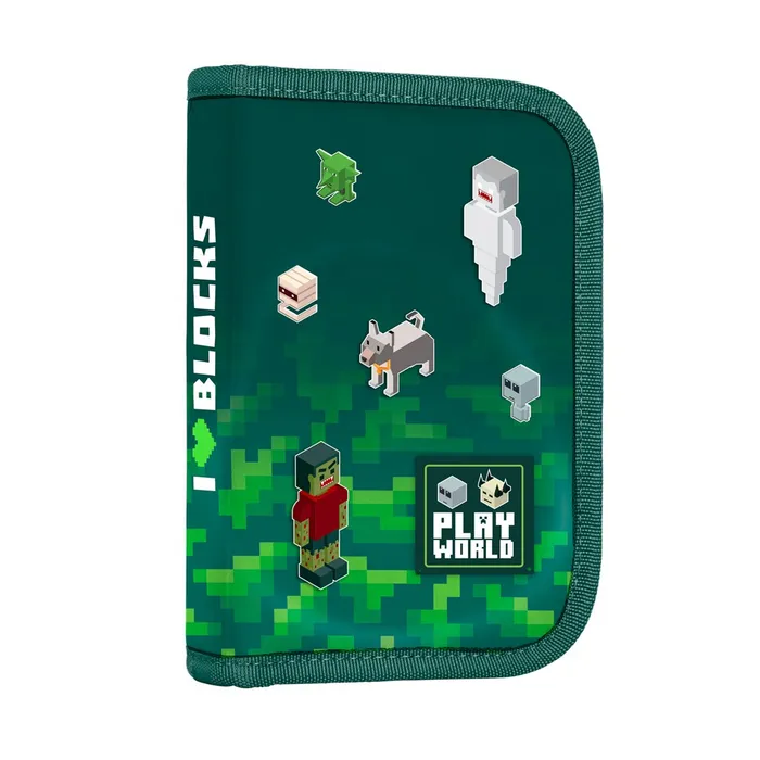 Hauptproduktbild Penál 1 p. 2 chlopně, prázdný Playworld