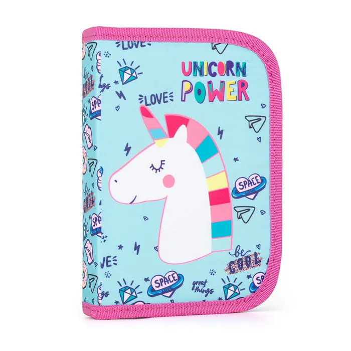 Hauptproduktbild Penál 1 p. 2 chlopně, prázdný Unicorn iconic