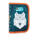 Federmäppchen 1 St. 2 Klappen, leerer Wolf