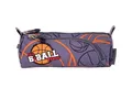 Federmäppchen "B Ball", grau-orange, Reißverschluss, PULSE