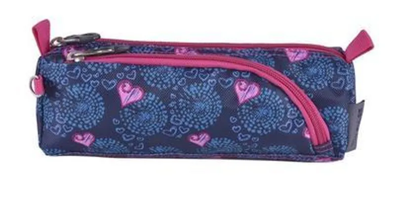 Hauptproduktbild Penál "Dobby Pink Heart", šedá-růžová, zip, PULSE