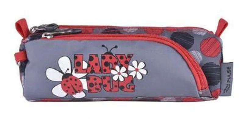 Hauptproduktbild Penál "Lady Bug", šedá-růžová, zip, PULSE