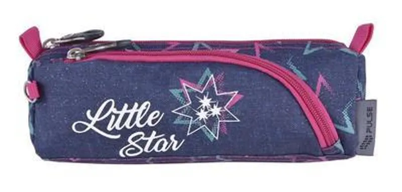 Hauptproduktbild Penál "Little Star", šedá-růžová, zip, PULSE