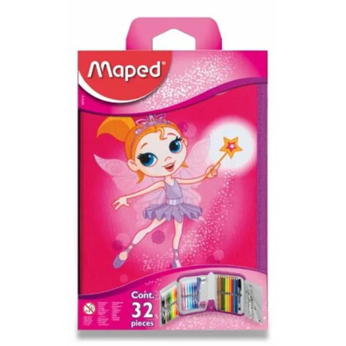 Hauptproduktbild Penál Maped Tatoo - 1patrový, vybavený, motiv Fairy