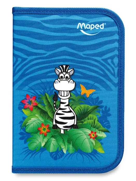 Hauptproduktbild Penál Maped Tatoo - 1patrový, vybavený, motiv Jungle