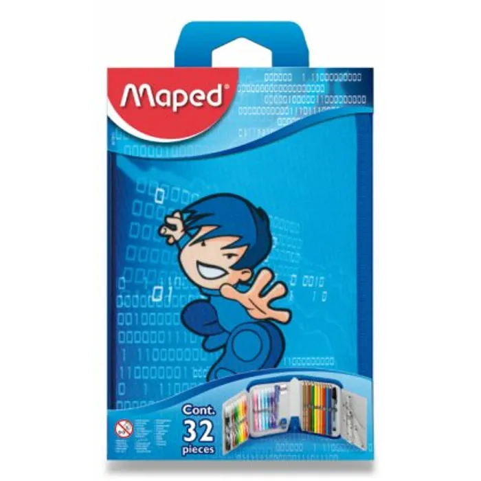Hauptproduktbild Penál Maped Tatoo - 1patrový, vybavený, motiv Karaté