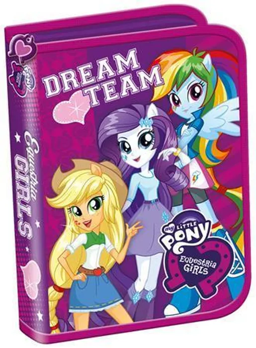 Hauptproduktbild Penál "My Little Pony Equestria Girls", 2 klopy, na zip, UNIPAP