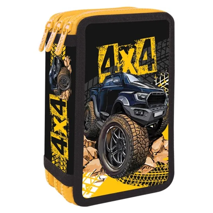 Hauptproduktbild Penál plátěný plný - 3 patrový, 43 dílný - Serie 5 - 4x4