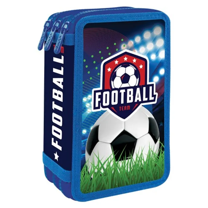 Hauptproduktbild Penál plátěný plný - 3 patrový, 43 dílný - Serie 5 - Football Team