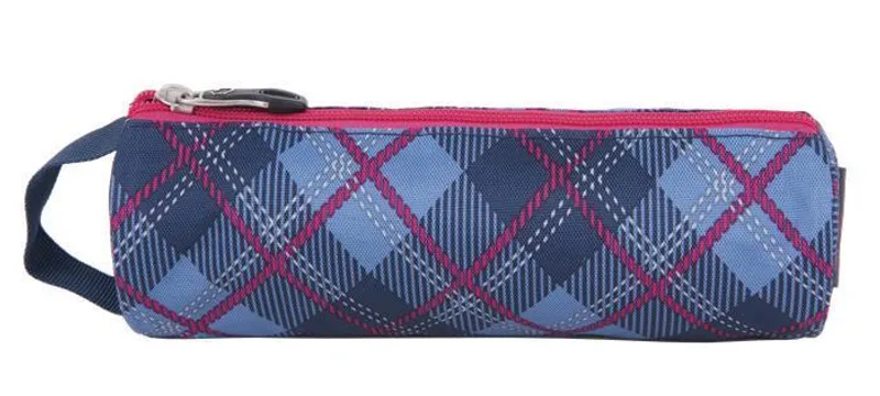Hauptproduktbild Penál "Solo Pink Plaid", růžová-modrá, PULSE