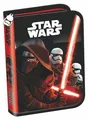 Federmäppchen "Star Wars Episode7", 2 Fächer, mit Reißverschluss, UNIPAP, rot