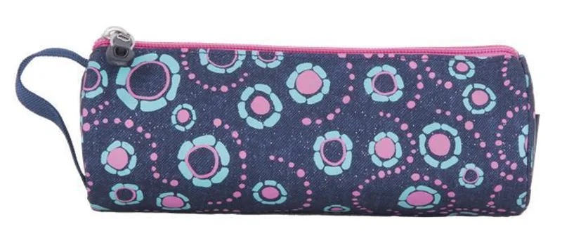 Hauptproduktbild Penál "Teens Jeans Flower", modrá-růžová, PULSE