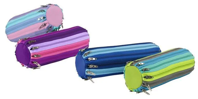 Hauptproduktbild Penál "Zipper", mix barev, se zipem, VIQUEL