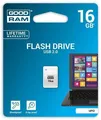 USB-Stick, 16 GB, USB 2.0, 20/5 Mbit/s, mini, GOODRAM „UPI2“, weiß