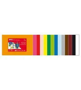Moosgummi-Eva-Platten, gelb, 400x600 mm, APLI