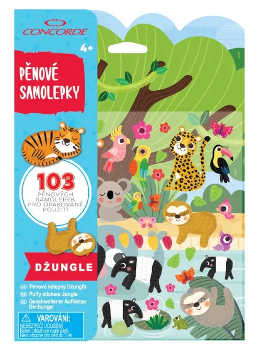Hauptproduktbild Pěnové samolepky CONCORDE Džungle