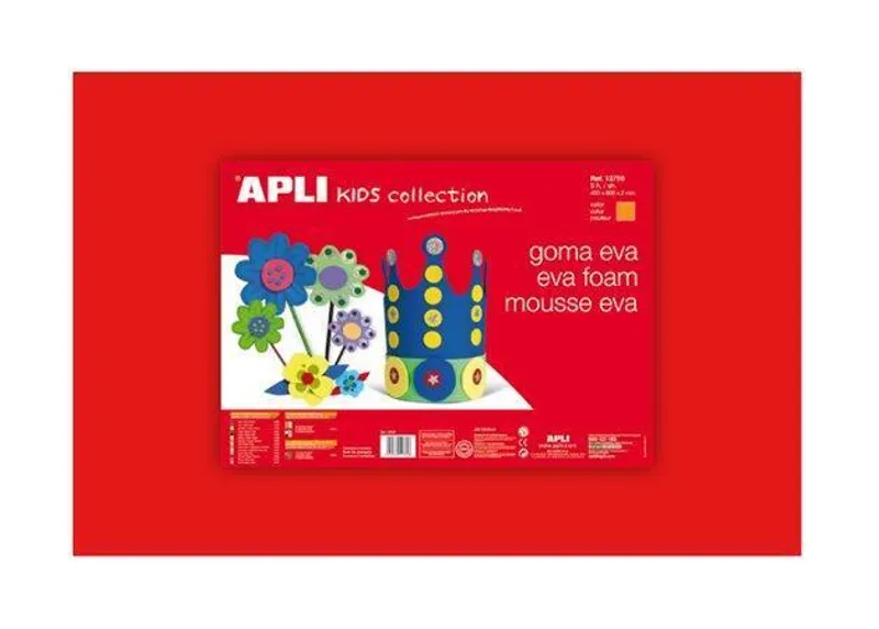 Hauptproduktbild Pěnovka, 400x600 mm, červená, APLI "Eva sheets"