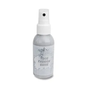 Perlmuttfarbe für dunkle Textilien 100 ml, silber