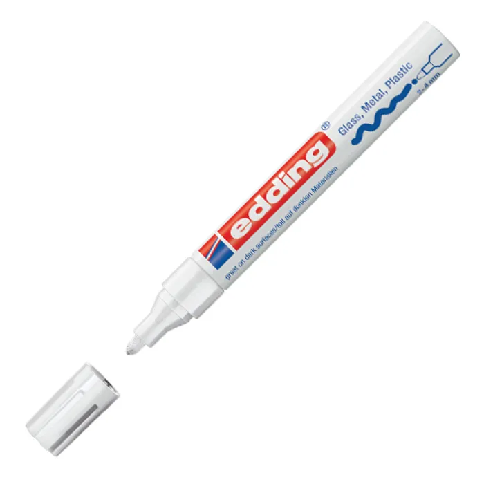 Hauptproduktbild Permanentní lakový popisovač "750", bílá, 2-4mm, EDDING
