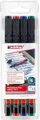 Permanentmarker „140 S“, 4 Farben, OHP, 0,3 mm, EDDING