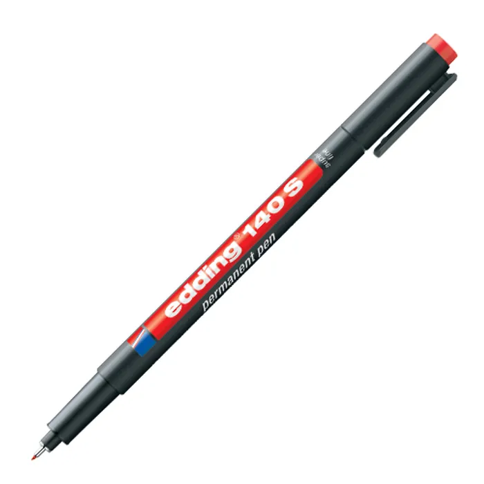 Hauptproduktbild Permanentní popisovač "140 S", červená, OHP, 0,3mm, EDDING