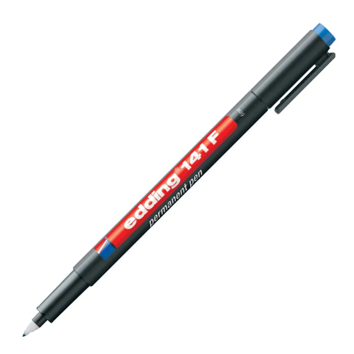 Hauptproduktbild Permanentní popisovač "141 F", modrá, OHP, 0,6mm, EDDING