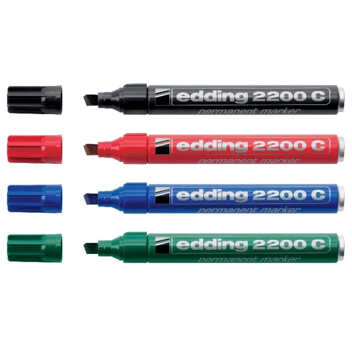 Hauptproduktbild Permanentní popisovač "2200", 1-5mm, klínový hrot, EDDING