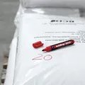 Weiteres Produktbild Permanentmarker „300“, rot, 1,5-3 mm, konische Spitze, EDDING