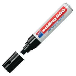 Permanentmarker „800“, schwarz, 4-12 mm, Keilspitze, EDDING