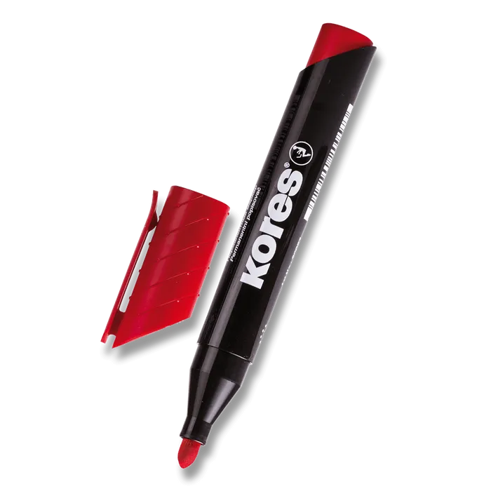 Hauptproduktbild Permanentní popisovač Kores K-Marker červený
