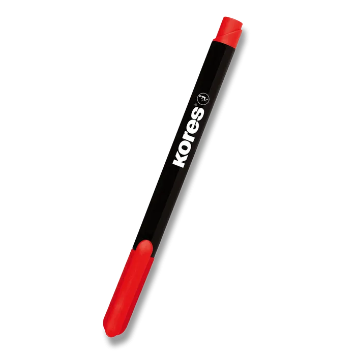 Hauptproduktbild Permanentní popisovač Kores K-Marker tenký červený
