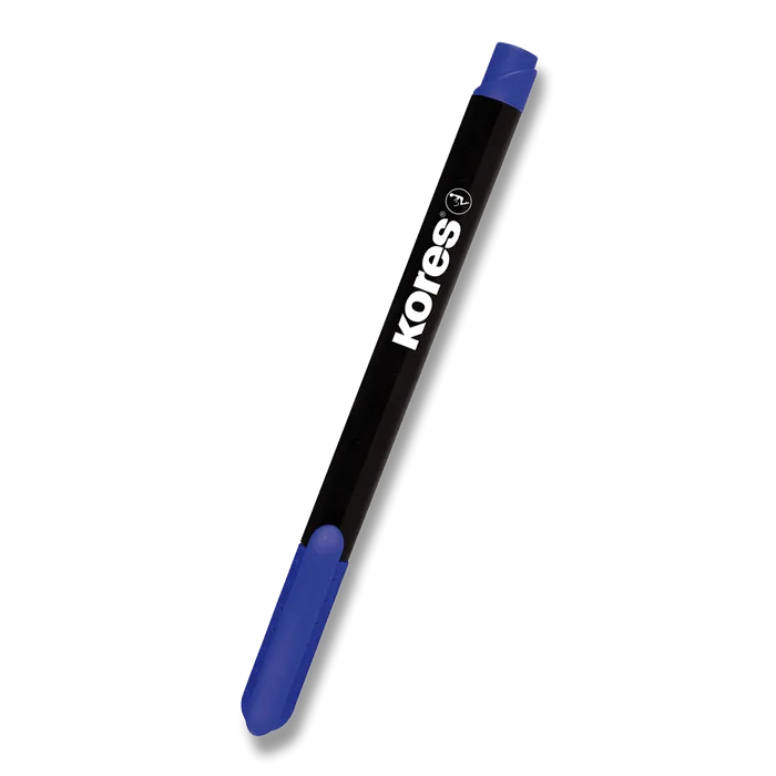 Hauptproduktbild Permanentní popisovač Kores K-Marker tenký modrý