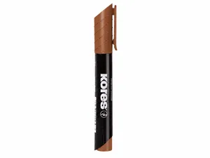 Permanent Marker Kores K-Marker XP1 Brown, Round Tip 3 mm