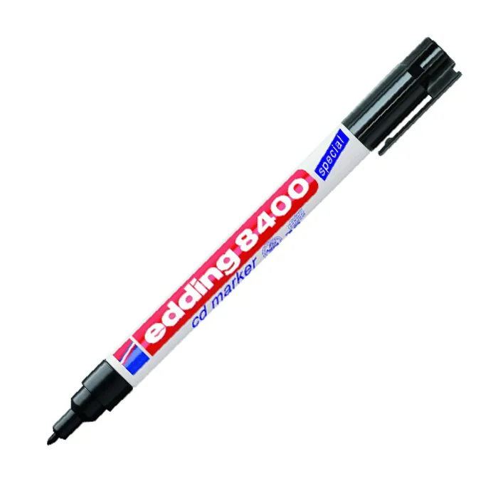 Hauptproduktbild Permanentní popisovač na CD/DVD "8400", černá, 0,5-1mm, EDDING