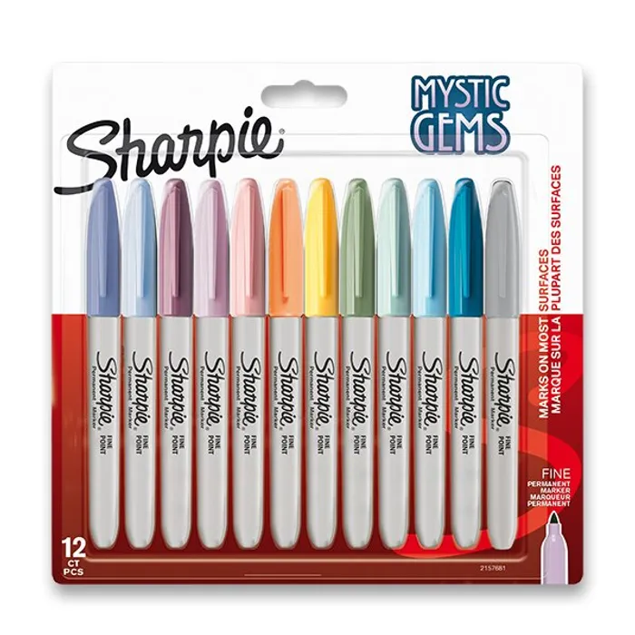 Hauptproduktbild Permanentní popisovač Sharpie Fine Mystic sada 12 barev