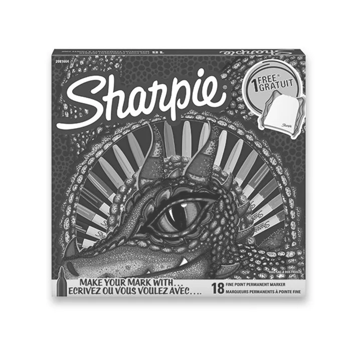 Hauptproduktbild Permanentní popisovač Sharpie Fine sada 18 ks + vak