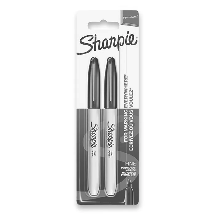 Hauptproduktbild Permanentní popisovač Sharpie Fine sada 2 ks, černé