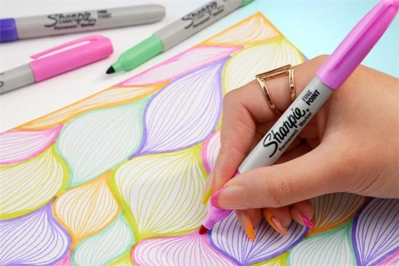 Hauptproduktbild Permanentní popisovač Sharpie Fine sada 4 ks, pastelové barvy
