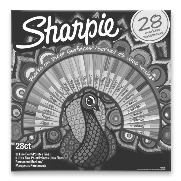 Hauptproduktbild Permanentní popisovač Sharpie Fine + Ultra Fine Peacock sada 28 ks
