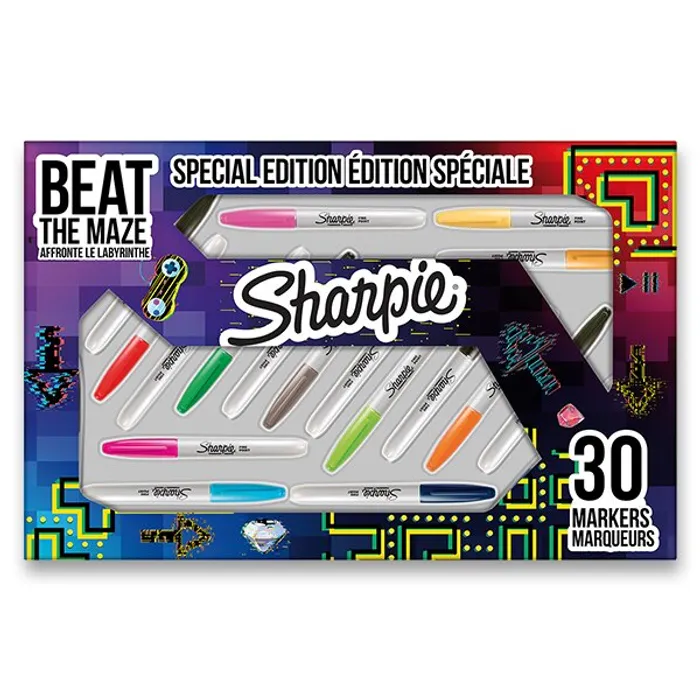 Hauptproduktbild Permanentní popisovač Sharpie Maze sada 30 ks
