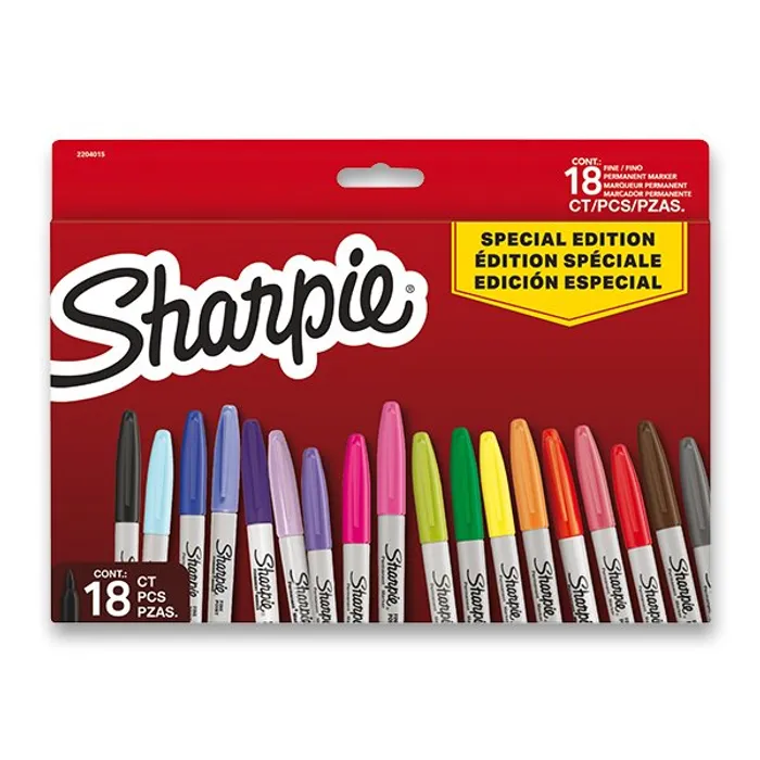 Hauptproduktbild Permanentní popisovač Sharpie SE Red sada 18 barev