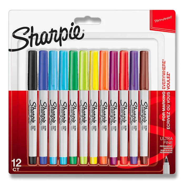 Hauptproduktbild Permanentní popisovač Sharpie Ultra Fine 12 ks