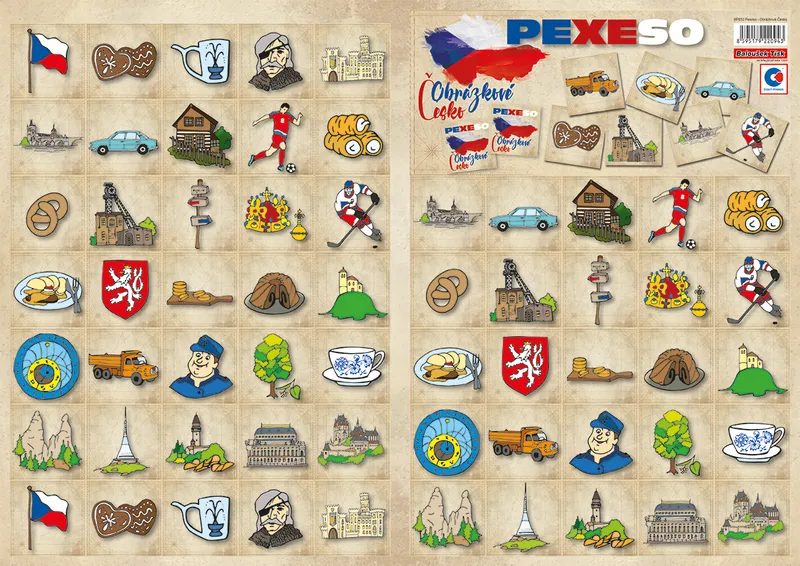 Hauptproduktbild Pexeso Obrázkové Česko