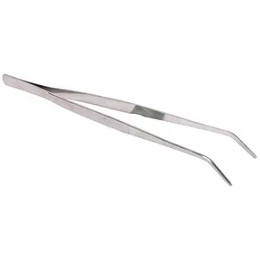 Pinzette zum Füttern von Terrarientieren, gebogen 30 cm